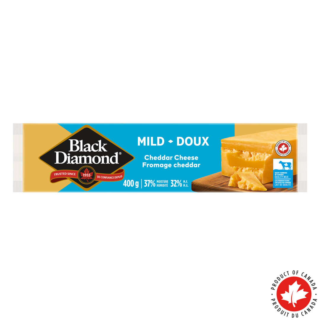 Black Diamond Mild Cheddar Cheese Bar, 400g