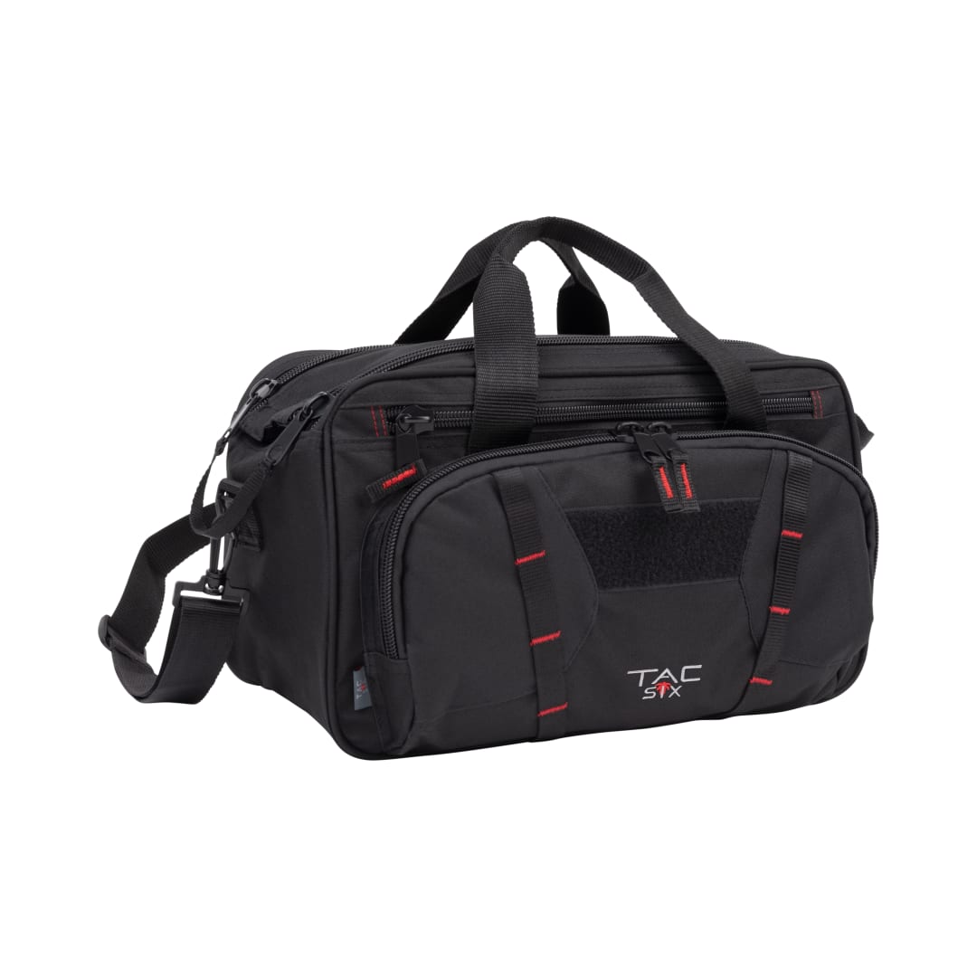 Tac-Six™ Tactical Sporter Range Bag, Black/Red