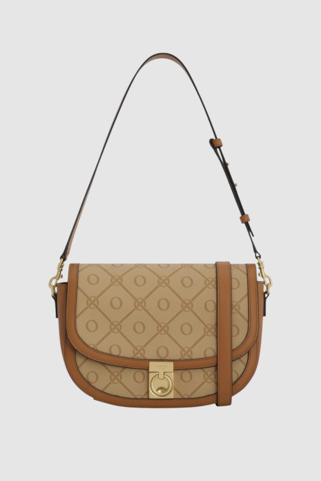 Yvonne Signature Medium Saddle Bag