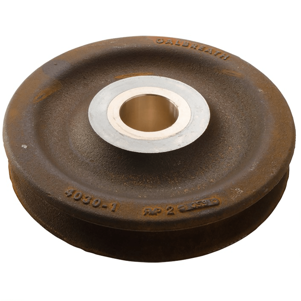 Galbreath™ 10" Diameter Sheave For 7/8" Cable 2" Diameter Pin Mount
