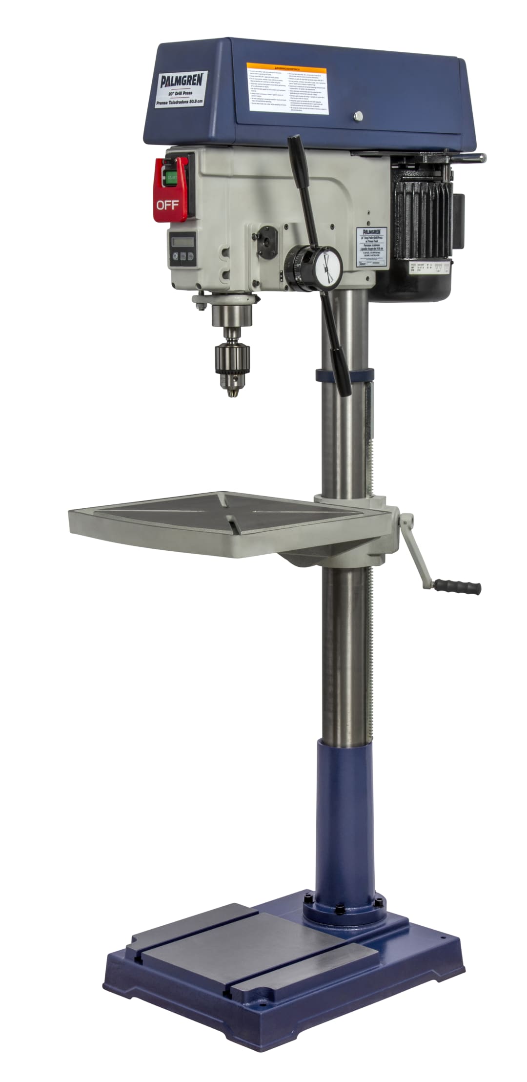 20" Step Pulley Drill Press with Power Feed (120/240V 1 Phase)