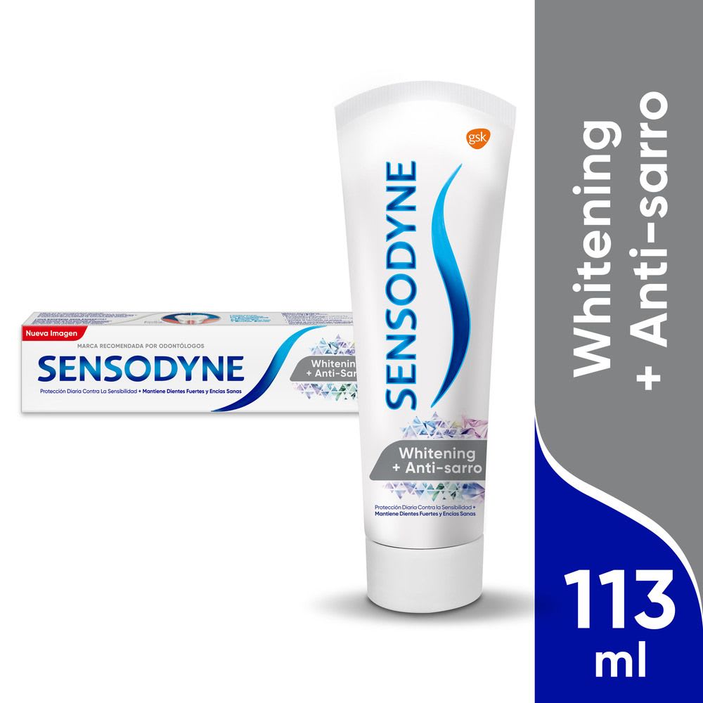 Sensodyne Pasta de Dientes Whitening Anti-Sarro 113g