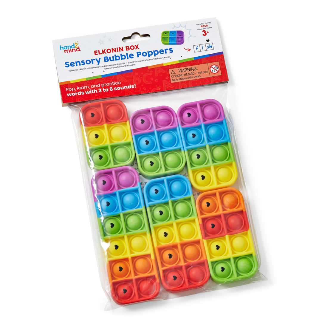 Elkonin Box Sensory Bubble Poppers