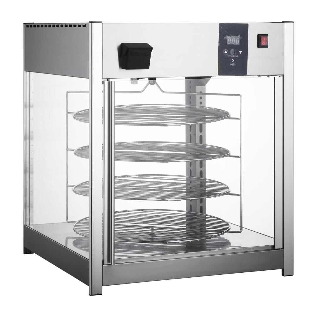 HDRP-158 - Heated Rotate Pizza Disp 158L