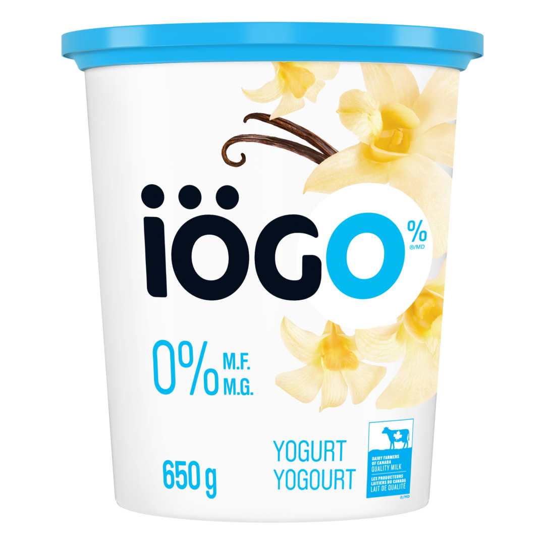 iÖGO Vanilla Fat Free Yogurt Tub 0%