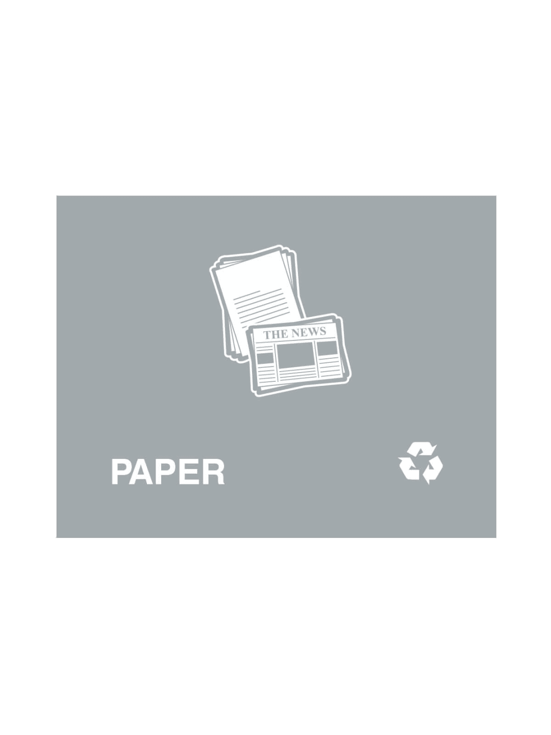  VISION - Sign - Paper - Grey