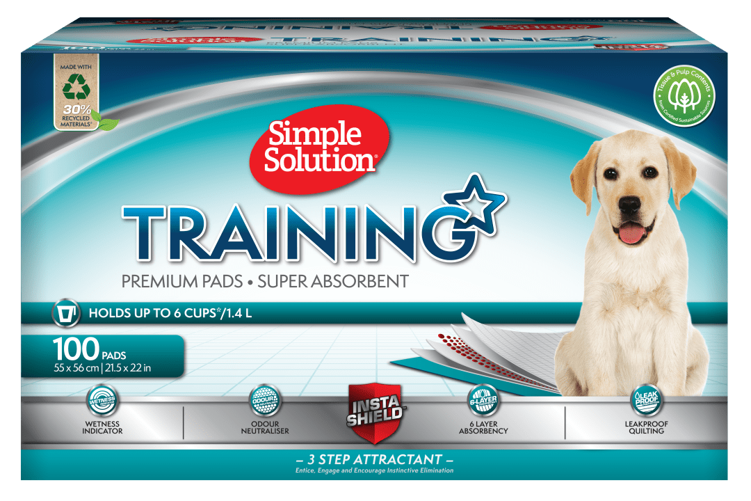 Simple Solution Puppy Training Pads - 100 Pack