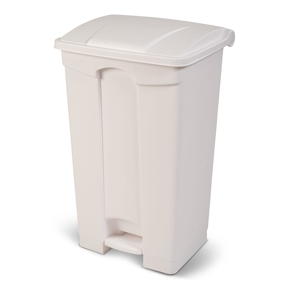 23G/87.1L Step on Container- White