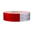 3" Red &amp; White Conspicuity Tape