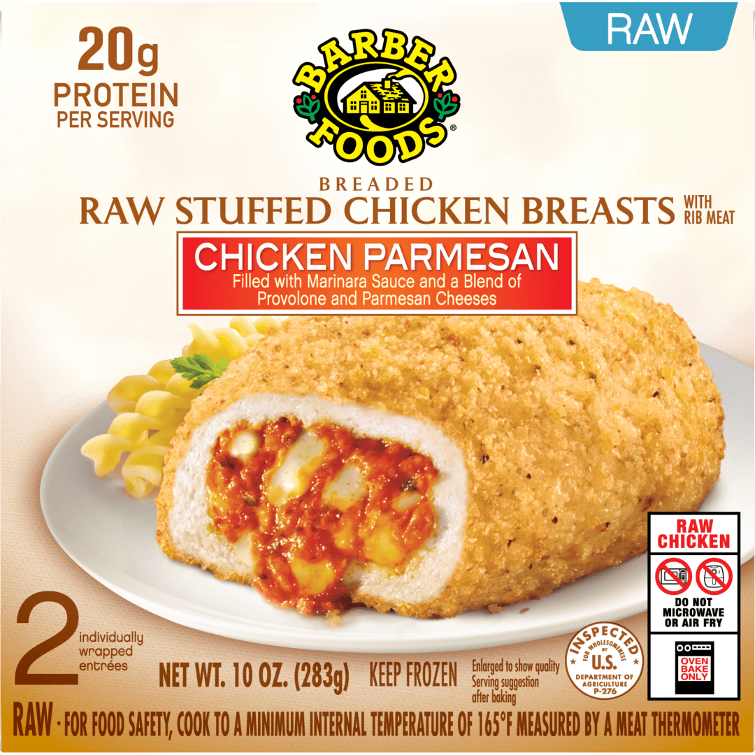 Barber Foods® Stuffed Chicken Breasts Chicken Parmesan, 2 Count
