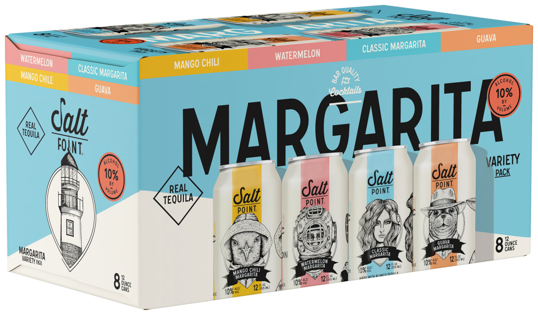 Salt Point Margarita Canned Cocktail 8-Pack