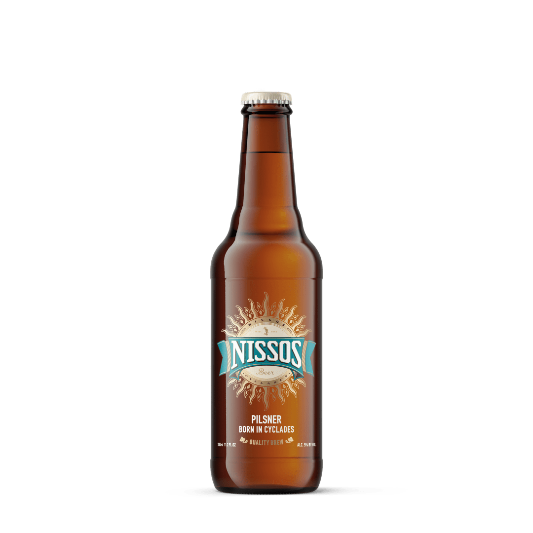 Nissos Pilsner 330ml Bottle 24pk 5ABV