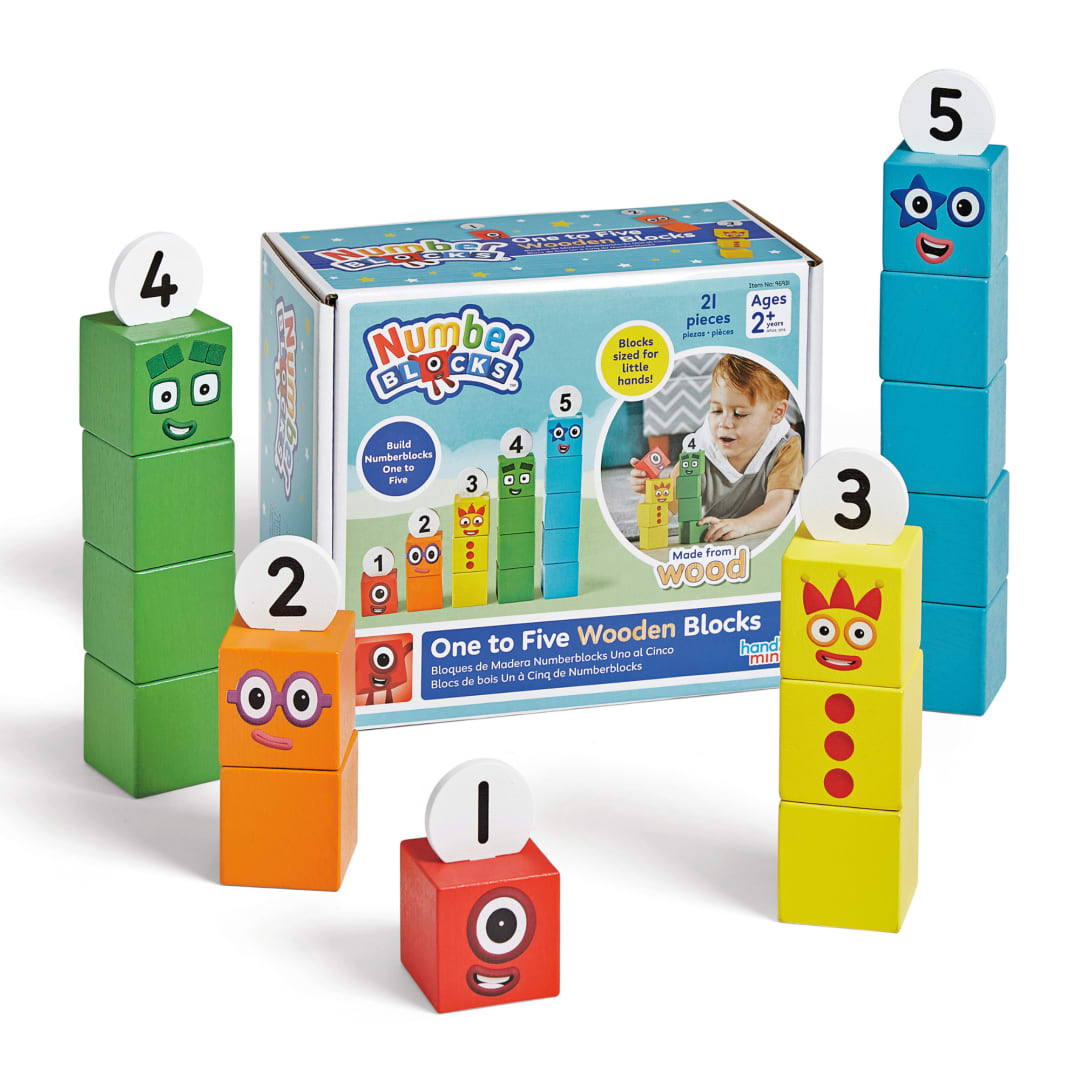 Numberblocks® One to Five Wooden Blocks