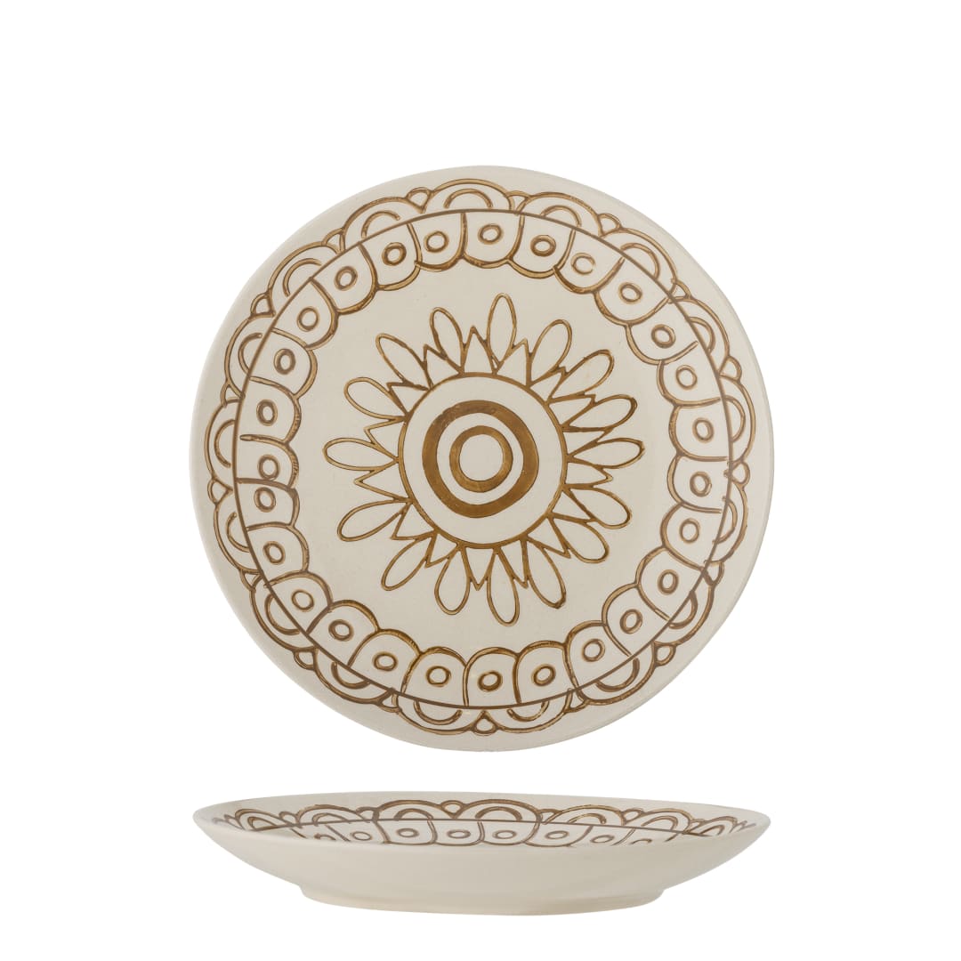 82061608 - Maple Plate, Orange, Stoneware STOCK: 170