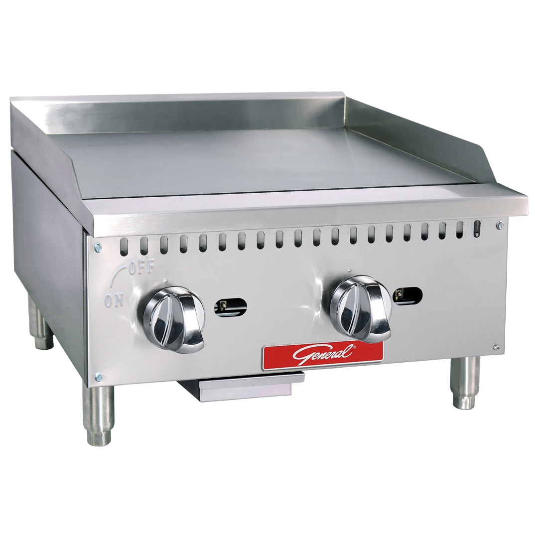GCMG-24NGS - General Manual Griddle, 24" - 60K BTU NG Gas