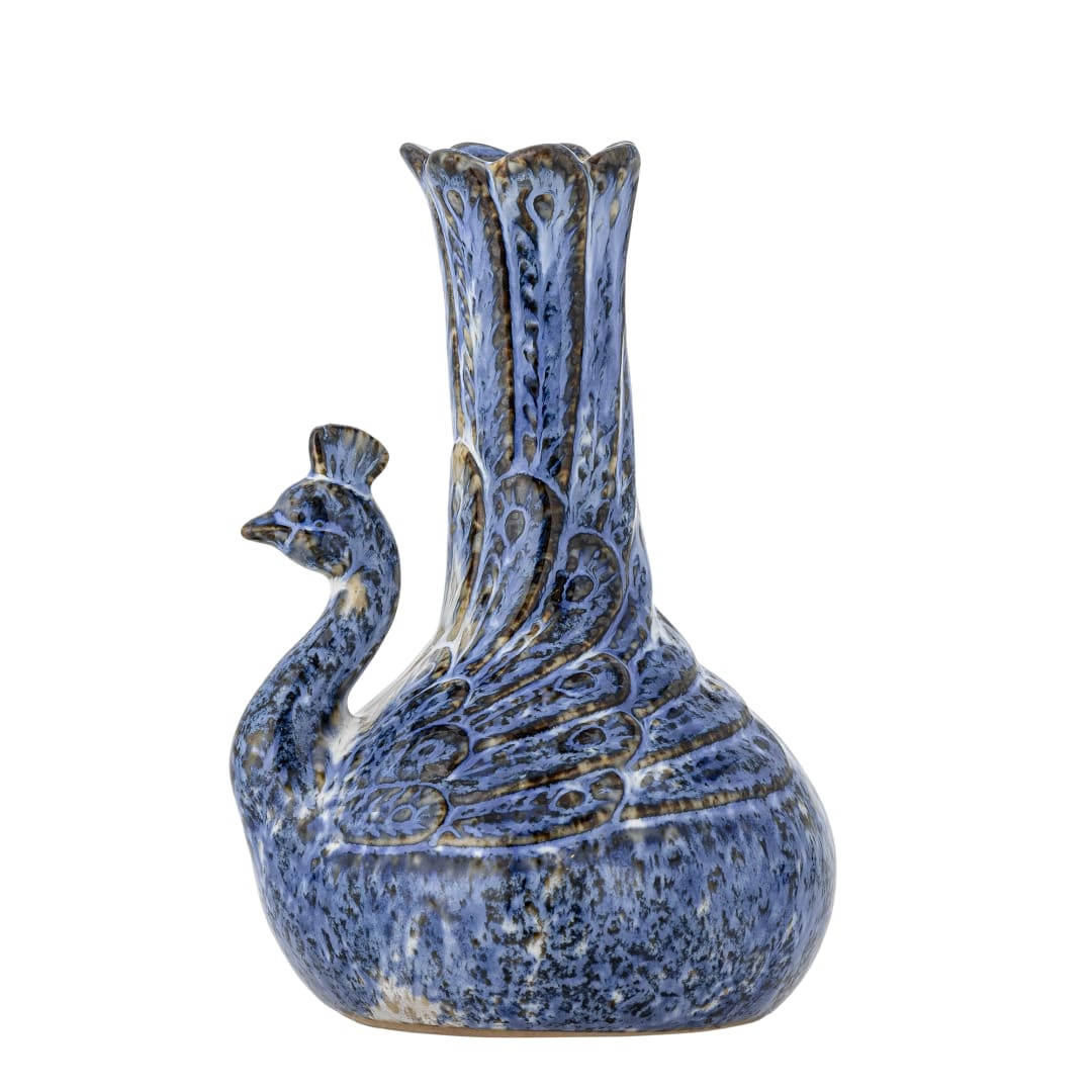 82072430 - Kali Vase, Blue, Stoneware STOCK: 300