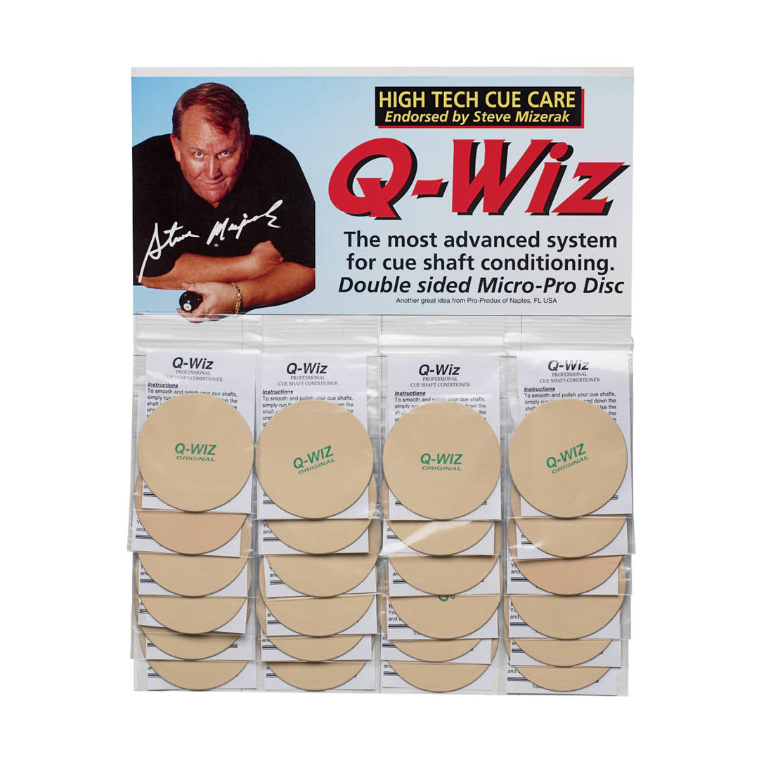 Cue Accessories Q-WIZ, CARD OF