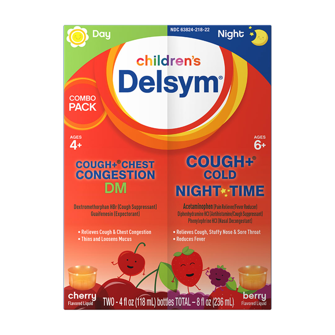 DELSYM® Children`s Liquid - Cough Plus Day Night 6/(2x4) oz.