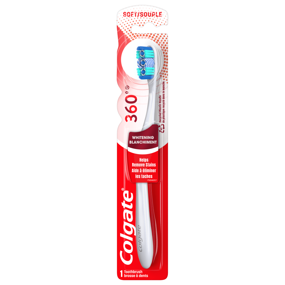 Colgate 36° Optic White Whitening Toothbrush, Soft