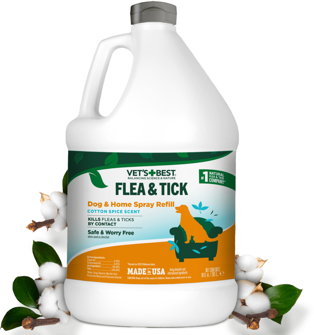 Vet's Best Home Spray Refill for Dogs – 96oz