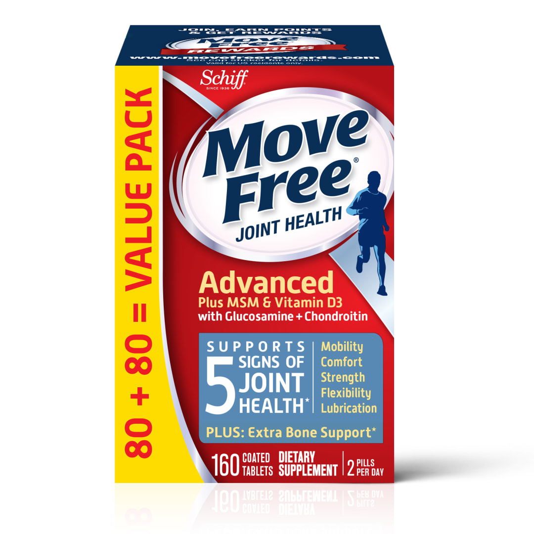 MOVE FREE® Advanced - Plus MSM & Vit D Value Pack - 12/160 ct.