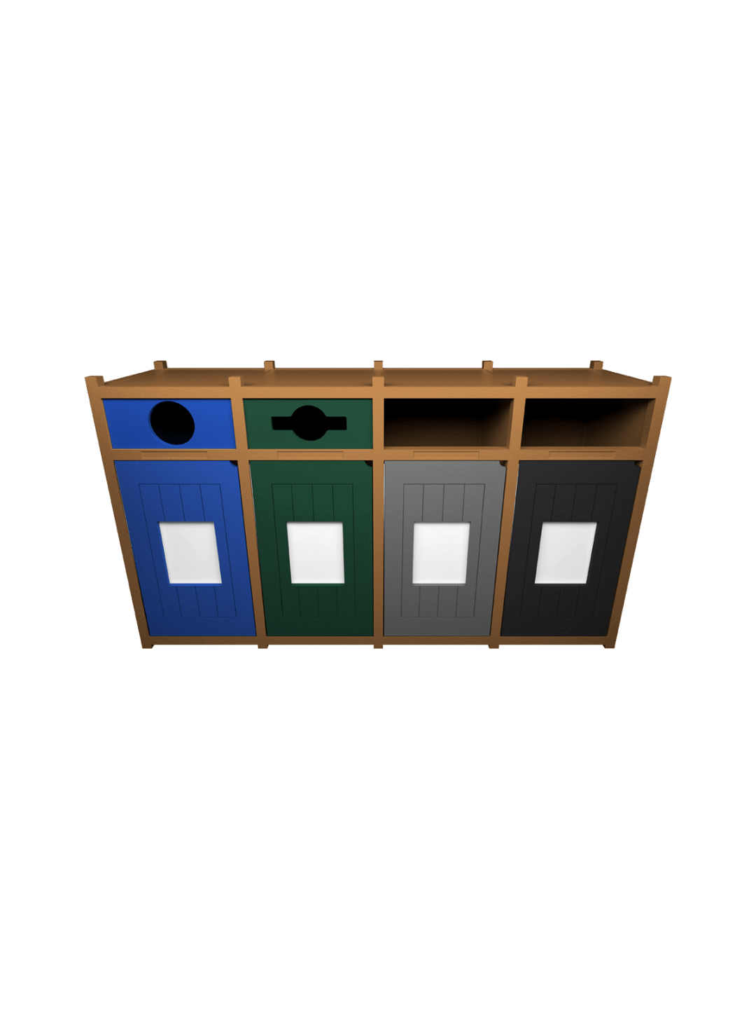  VISION - Quad - Unit - Circle-Mixed-Full-Full - Cedar-Blue-Green-Grey-Black