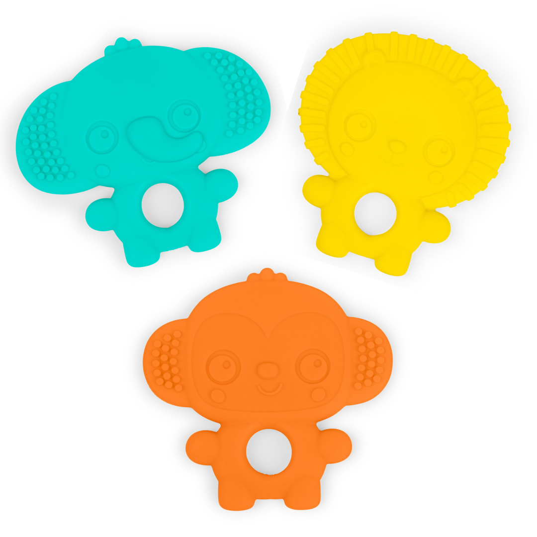 BS 3PK TEXTURED TEETHERS_GUMMY BUDDIES