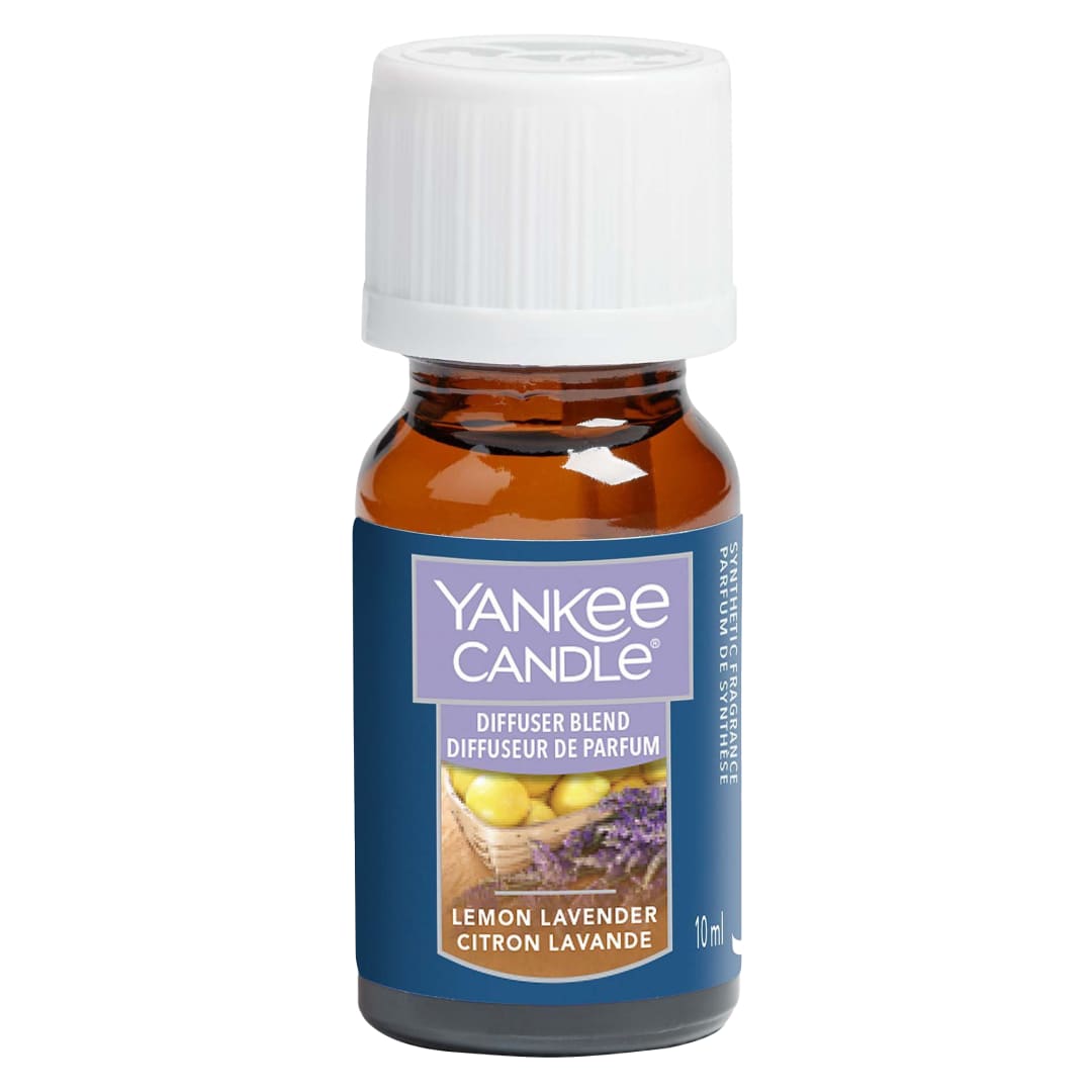 Yankee Candle Aceite difusor ultrasónico | Recambio difusor Lemon Lavender | 10 ml