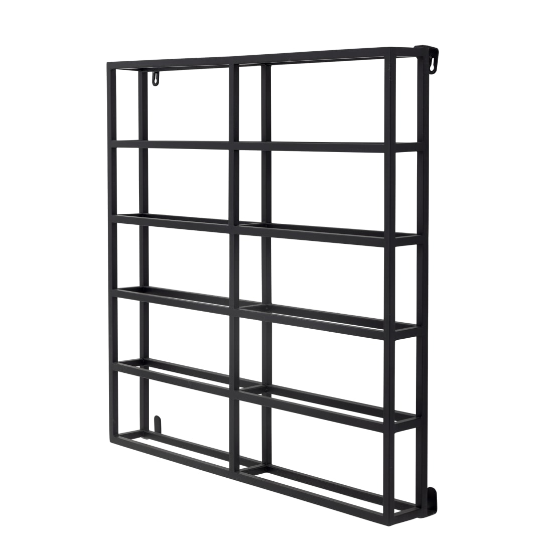82064787 - Magne Wine Rack, Black, Iron STOCK: 70