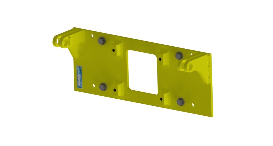 Rotac Scoop, Version 1, Mounting Bracket Assembly