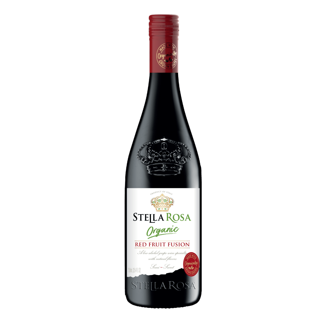 Stella Rosa Organic Red Fruit Fusion Semi-Sparkling Red Wine 750 ml