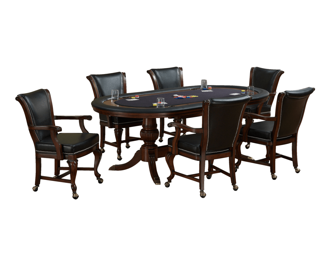 Royale Oval Game Table Set wit