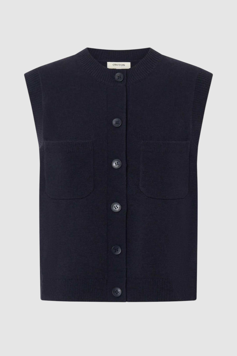 Knit Detail Vest