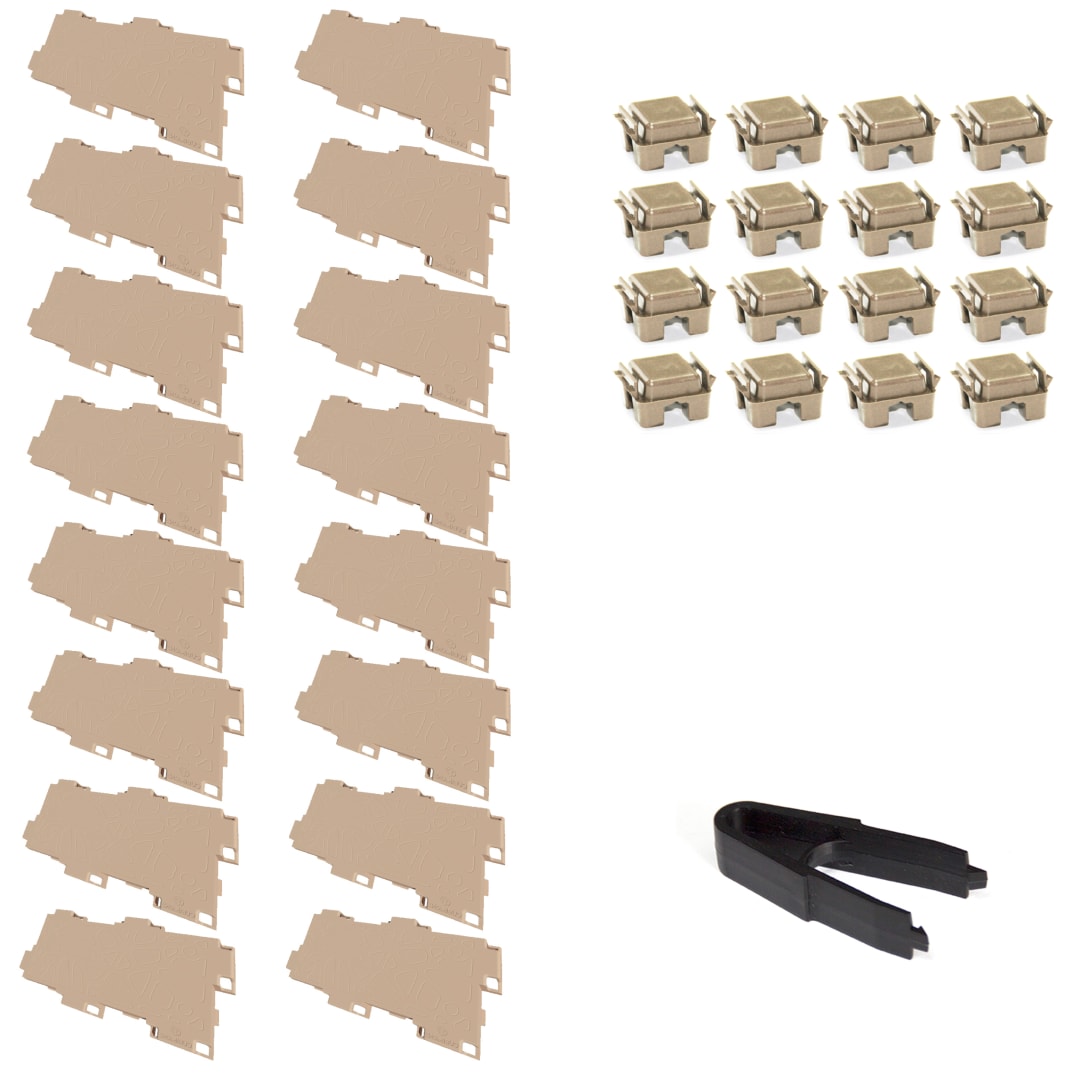 Zen/2 Half Cube Facet - 16 Facet Set – Beige