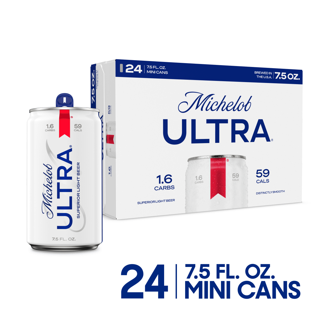 Michelob Ultra 24x7.5 oz Can Sleek Suitcase CARRIER  - Revised Callout