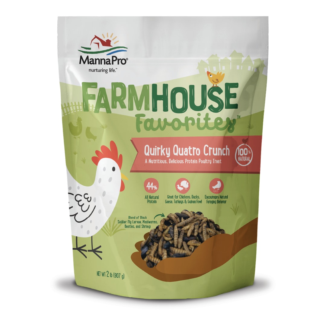 Manna Pro Farmhouse Favorites Quirky Quatro Crunch – 2lb