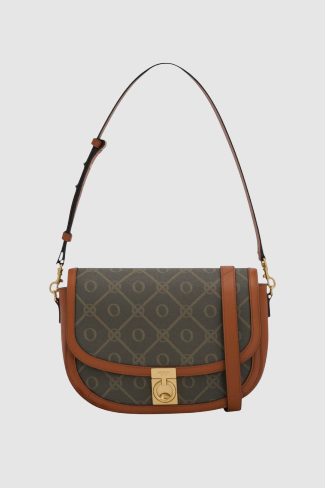 Yvonne Signature Medium Saddle Bag
