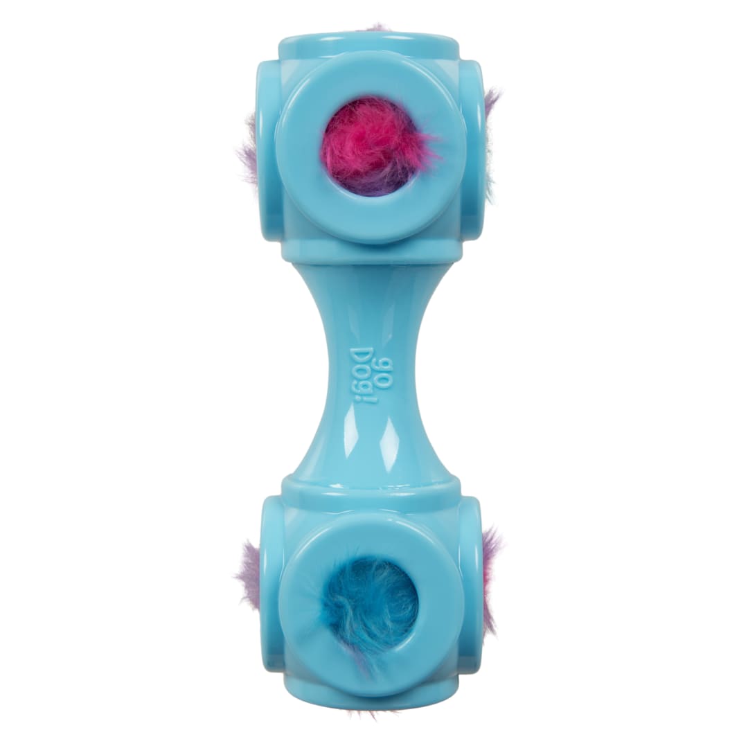 goDog Bounceez Bonezy Bouncy Dog Toy, Blue, One Size
