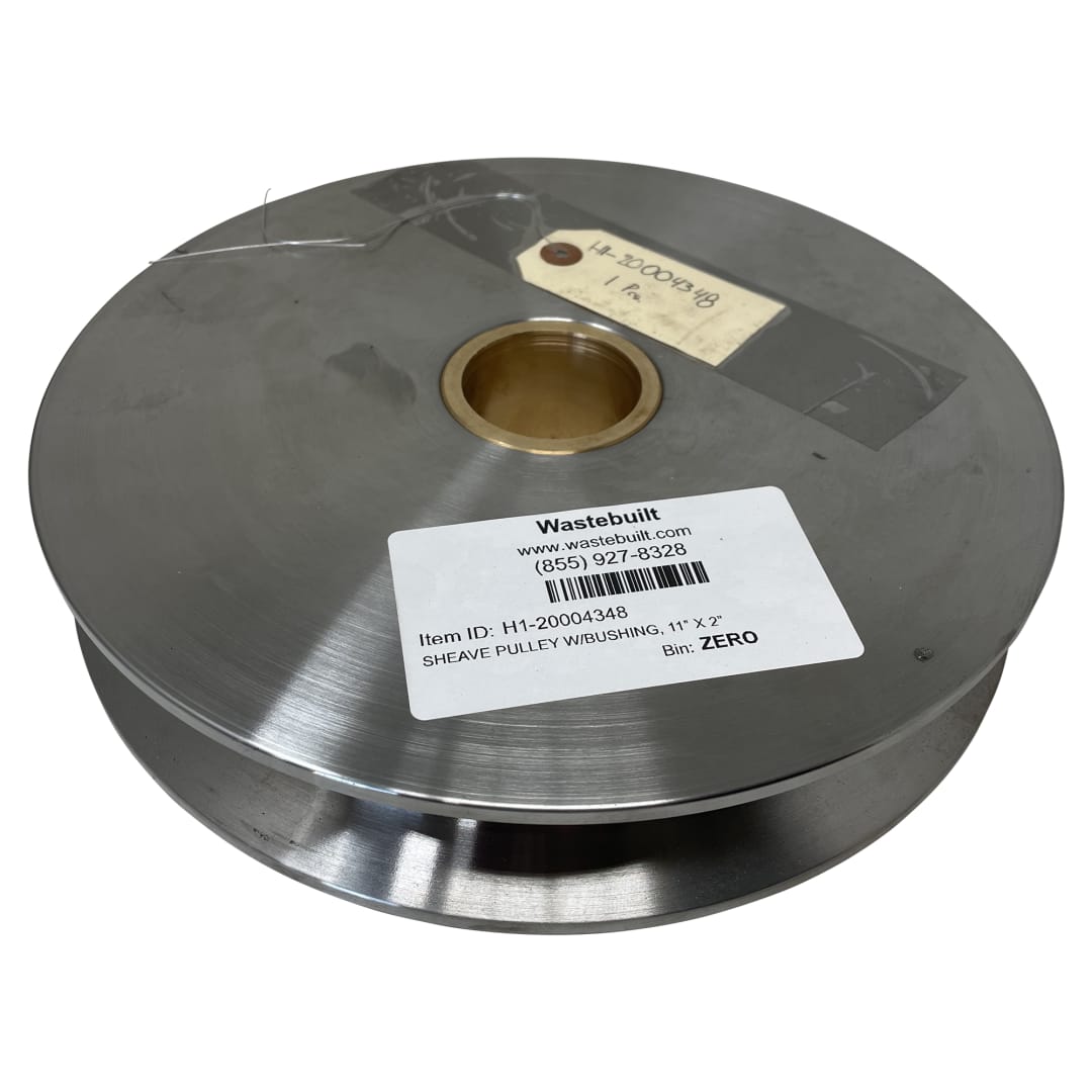 Wastebuilt® Replacement for Heil Sheave Pulley with Bushing, 11" x 2"