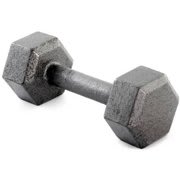60 Lb. Cast Iron Hex Dumbbell