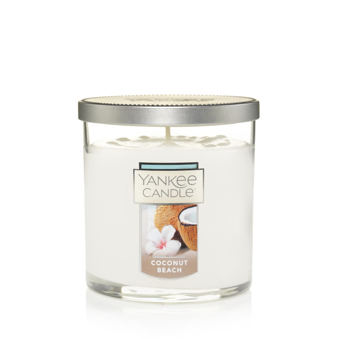 Yankee Candle Coconut Beach Scented, Classic 7oz Small Tumbler Single Wick Candle, Over 35 Hours of Burn Time