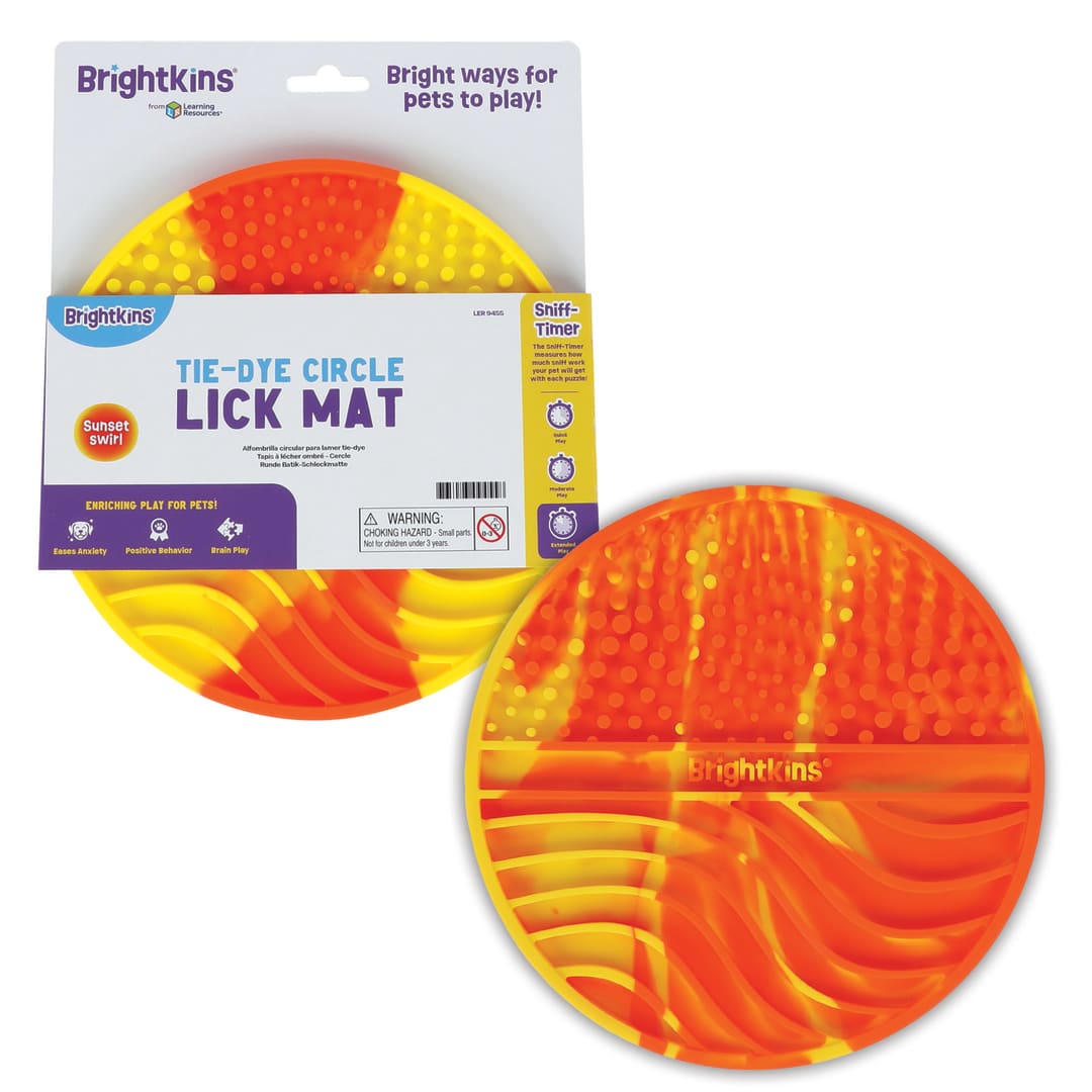 Tie Dye Circle Lick Mat
