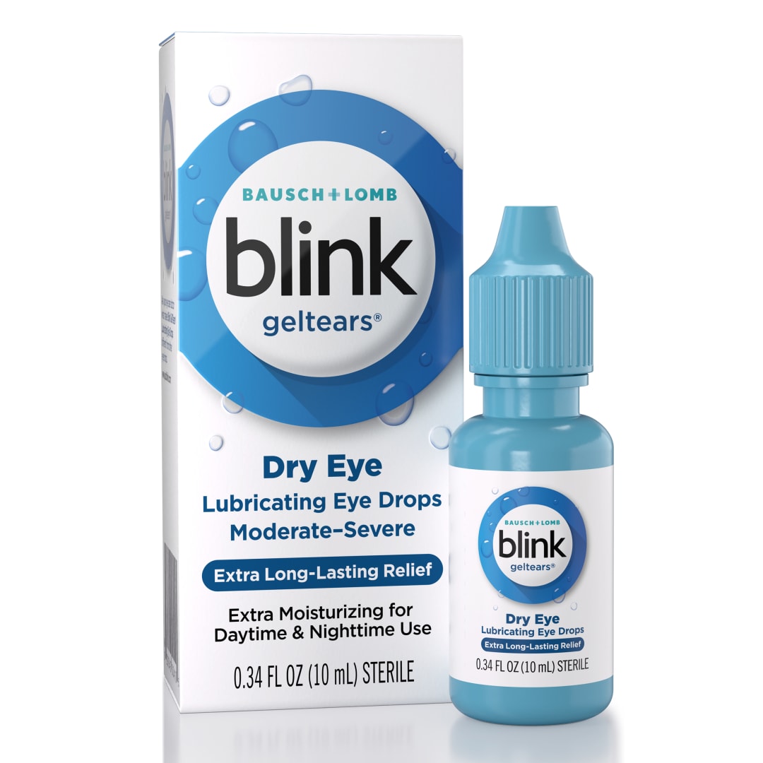 Blink GelTears Lubricating Eye Drops 0.34 fl oz (10 mL)