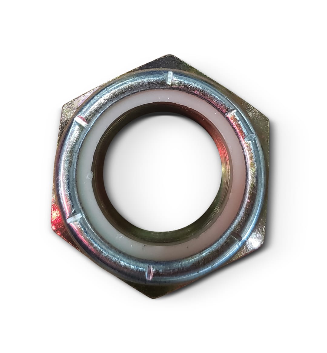 Wastebuilt® Replacement for New Way Nut, Nylock,1.25-12, Grade 8, Zinc