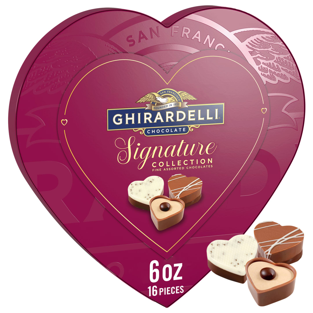 GHIRARDELLI Sweet Hearts Premium Chocolate Truffle Assortment Gift, 6 Oz