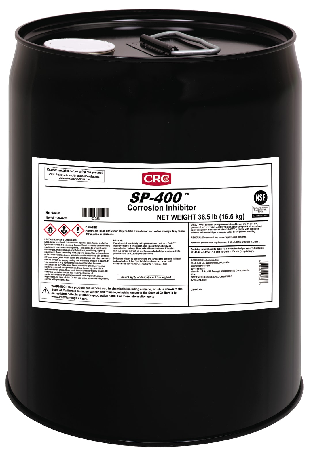 CRC SP-400 Corrosion Inhibitor 1X5GL