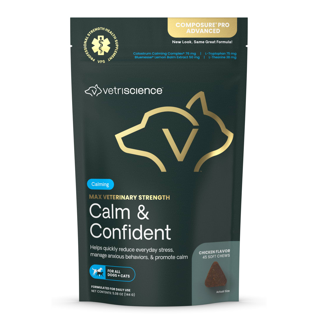 VS MAX Vet Strength Calm & Confident, Dogs, 45ct