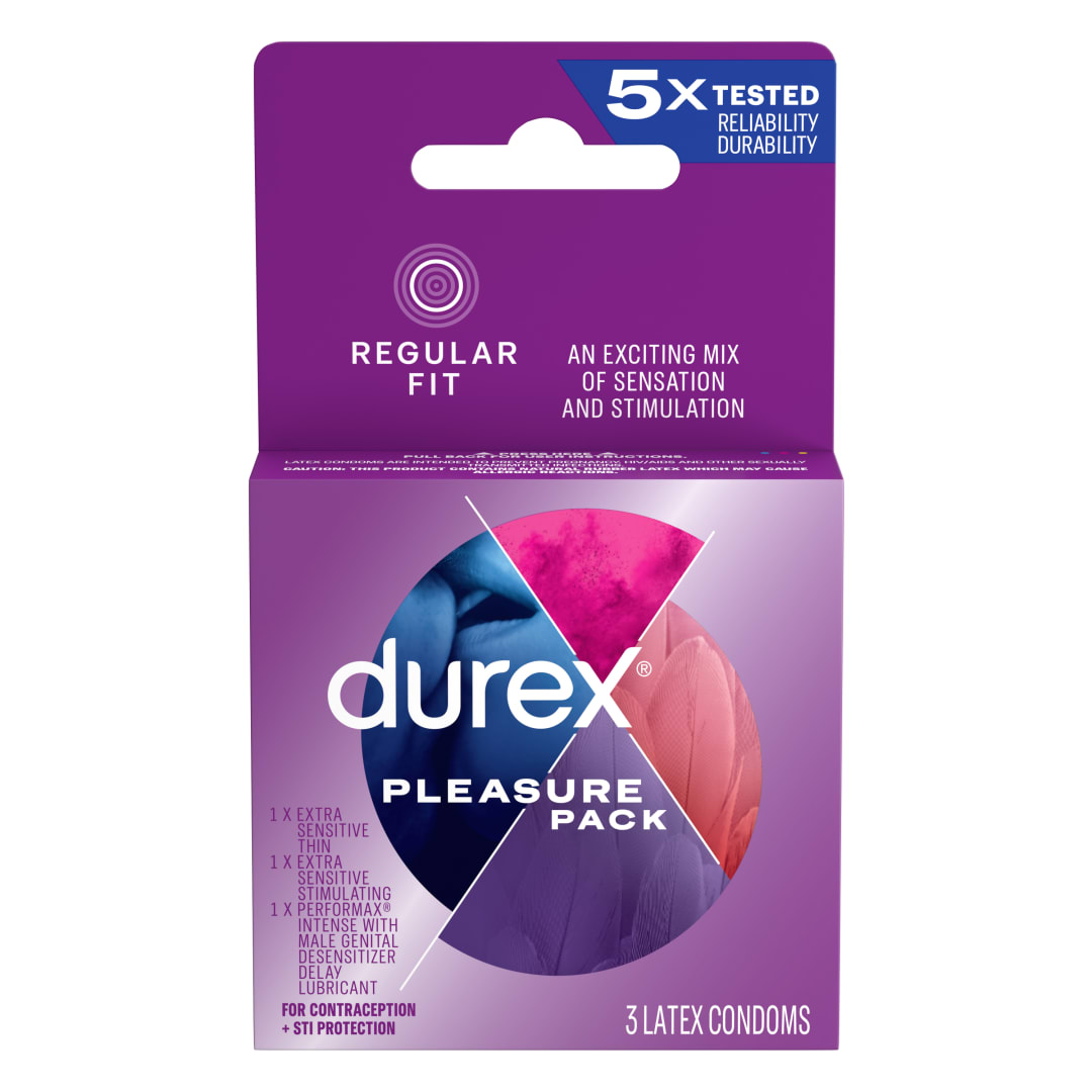 DUREX® Pleasure Pack® - Condom 144/3 ct.