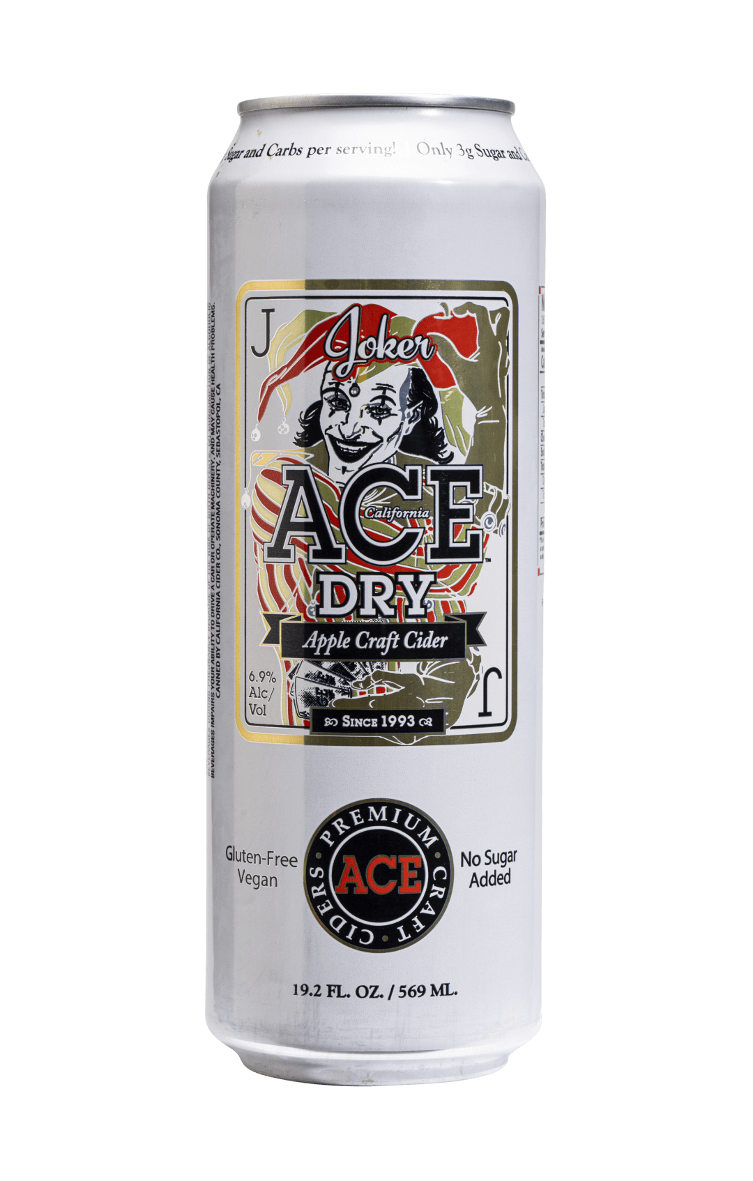 ACE Joker DRY Cider 19.2 oz Can