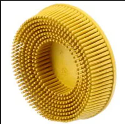 3" X 5/8 Yellow Roloc Bristle Disc